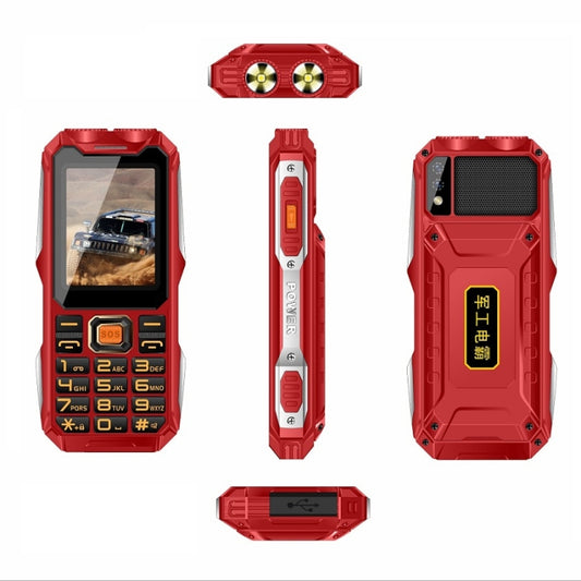 Q8-1 Triple Proofing Elder Phone, 16800mAh Battery, 2.4 inch, 21 Keys, Bluetooth, LED Flashlight, FM, SOS, Dual SIM, Network: 4G, Q8-1 4G