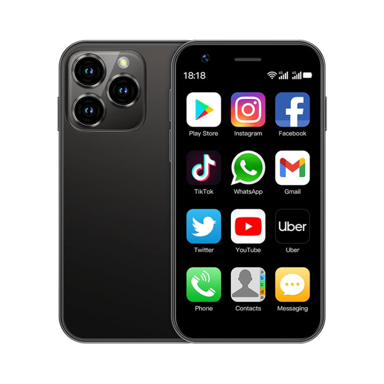 SOYES XS16, 3 Go + 64 Go, 3,0 pouces Android 10.0 MTK6737 Quad Core, Bluetooth, Wi-Fi, Réseau : 4G, Double SIM, Compatible Google Play Store, 3 Go + 64 Go
