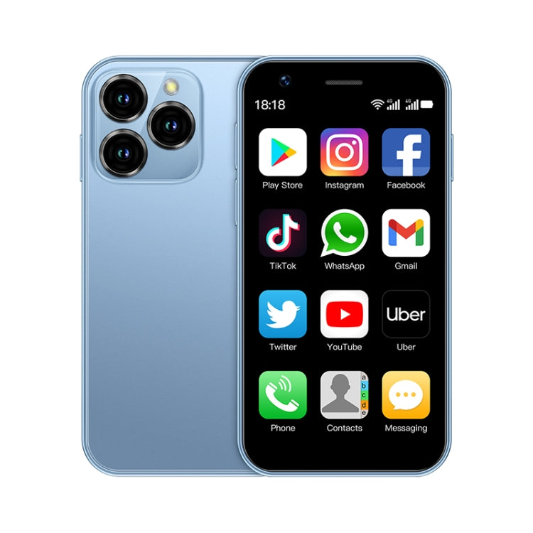 SOYES XS16, 3 Go + 64 Go, 3,0 pouces Android 10.0 MTK6737 Quad Core, Bluetooth, Wi-Fi, Réseau : 4G, Double SIM, Compatible Google Play Store, 3 Go + 64 Go