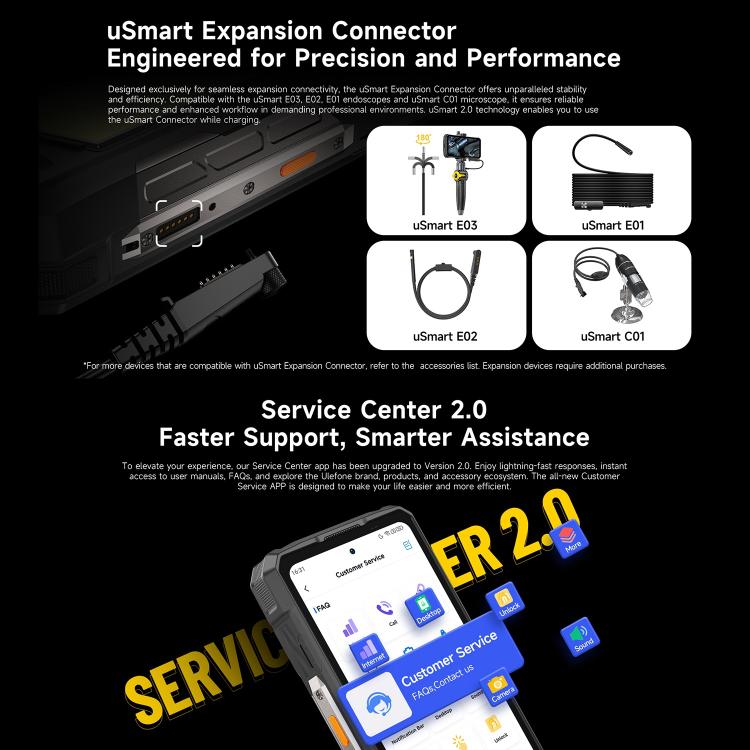 Ulefone Armor 33 Rugged Phone, 12GB+512GB, 6.95 inch Android 15 MediaTek Helio G100 Octa Core, Network: 4G, OTG, NFC, LED Light