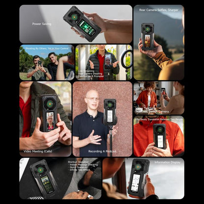 Ulefone Armor 33 Pro Rugged Phone, 16GB+512GB, Night Vision, 6.95 inch + 3.4 inch Dual Screen Android 14 MediaTek Dimensity 7300X Octa Core, Network: 5G, OTG, NFC, Armor 33 Pro