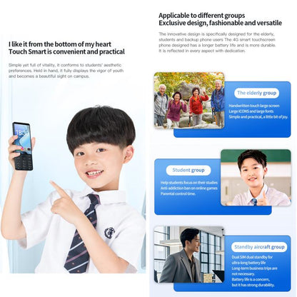 DOOV R70 Keypad Phone, 6GB+128GB, 4 inch Android 13 Mediatek MT6762 Octa Core, Network: 4G, Support Google Store, with Camera