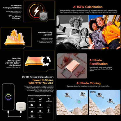 Blackview FORT 1, 4GB+128GB, 6.56 inch Android 15 Unisoc UMS9230E T615 Octa Core, Network: 4G, OTG, NFC, 4GB+128GB