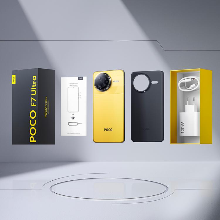 Xiaomi POCO F7 Ultra Global, 12GB+256GB, In-screen Fingerprint, 6.67 inch Xiaomi HyperOS 2 Snapdragon 8 Elite Octa Core, NFC, Network: 5G