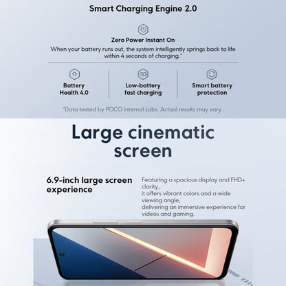 Xiaomi POCO M7 Global, 6GB+128GB, Side Fingerprint, 6.9 inch Xiaomi HyperOS 2 Snapdragon 685 4G Octa Core, NFC, Network: 4G