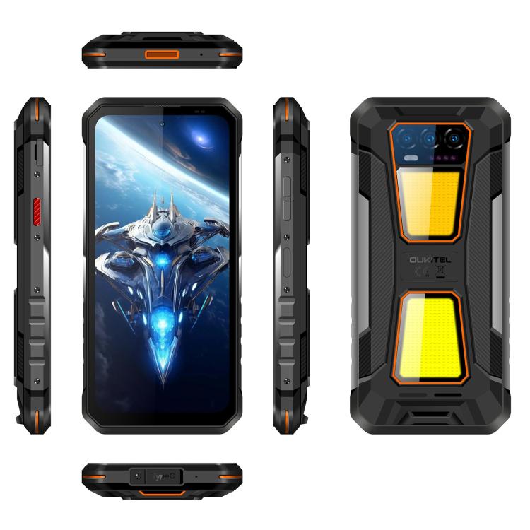 Oukitel WP58 Pro Rugged Phone, 8GB+512GB, Side Fingerprint Identification, 6.7 inch Android 15 UMS9621S Octa Core, NFC, OTG, Network: 5G, 8GB+512GB