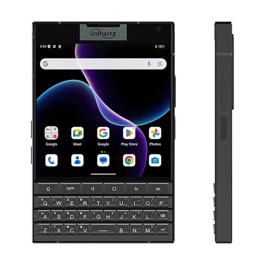 هاتف Unihertz Titan 2 بلوحة مفاتيح QWERTY فعلية، سعة تخزين 12 جيجابايت + 512 جيجابايت، بصمة إصبع، شاشة 4.5 بوصة + 2 بوصة، نظام تشغيل Android 15، معالج Dimensity 7300 ثماني النواة يدعم شبكات الجيل الخامس 5G، يدعم تقنية NFC وOTG