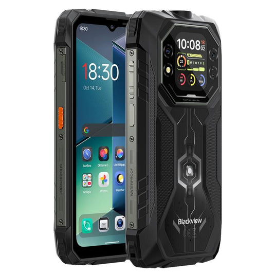 Blackview ROCK 1 Rugged Phone, 8GB+256GB, 6.56 inch Android 16 MT6769V/CB Helio G81 Octa Core, Network: 4G, OTG, NFC, ROCK 1 8GB+256GB