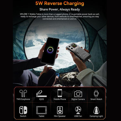 Blackview XPLORE 1 Walkie Talkie Rugged Phone, 12GB+256GB, 6.78 inch Android 15 Dimensity 7050 MT8791V/HZA Octa Core, Network: 5G, OTG, NFC, XPLORE 1 Walkie Talkie 12GB+256GB