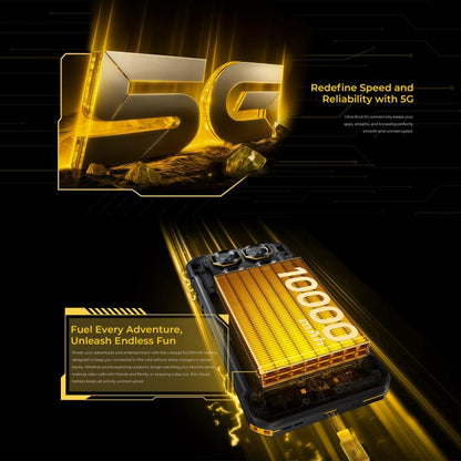 Téléphone robuste Oukitel WP60, 12 Go + 512 Go, Vision nocturne, Appareil photo 108 MP, Empreinte digitale latérale, Android 15 de 7,2 pouces MediaTek Dimensity 7025 Octa Core, NFC, OTG, Réseau : 5G, 12 Go + 512 Go
