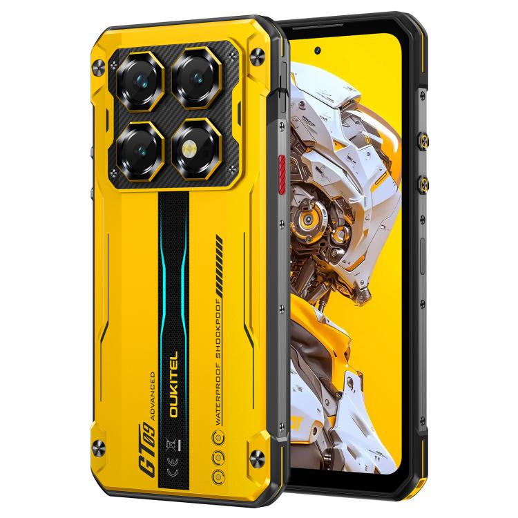 Oukitel WP60 Rugged Phone, 8GB+256GB, Night Vision, 108MP Camera, Side Fingerprint, 7.2 inch Android 15 MediaTek Dimensity 7025 Octa Core, NFC, OTG, Network: 5G, 8GB+256GB