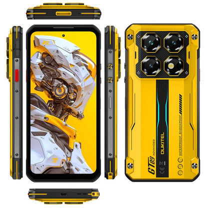 Oukitel WP60 Rugged Phone, 8GB+256GB, Night Vision, 108MP Camera, Side Fingerprint, 7.2 inch Android 15 MediaTek Dimensity 7025 Octa Core, NFC, OTG, Network: 5G, 8GB+256GB