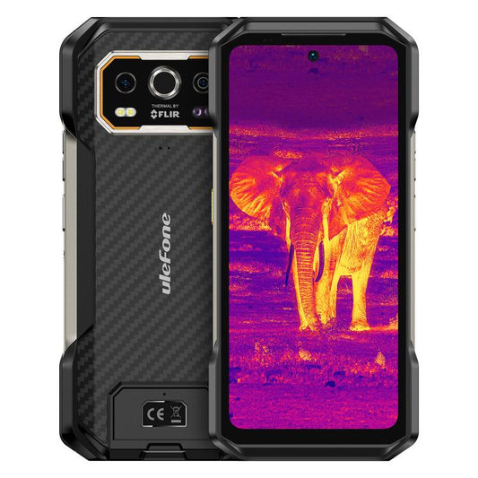 Teléfono robusto Ulefone Armor 27T+, 12 GB + 256 GB, cámara termográfica, visión nocturna, 10600 mAh, pantalla de 6.78 pulgadas, Android 14, MediaTek Helio G99 Octa Core, conectividad 4G, NFC, OTG, Armor 27T+