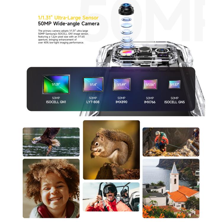 Ulefone Armor 27T+ Rugged Phone, 12GB+256GB, Thermal Imager, Night Vision, 10600mAh, 6.78 inch Android 14 MediaTek Helio G99 Octa Core, Network: 4G, NFC, OTG, Armor 27T+