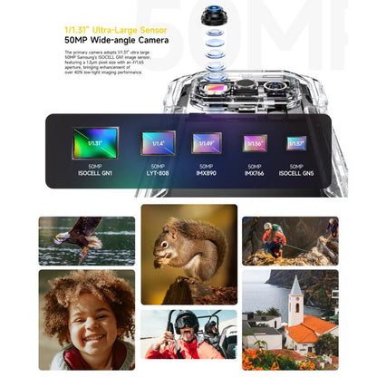 Ulefone Armor 27T+ Rugged Phone, 12GB+256GB, Thermal Imager, Night Vision, 10600mAh, 6.78 inch Android 14 MediaTek Helio G99 Octa Core, Network: 4G, NFC, OTG, Armor 27T+