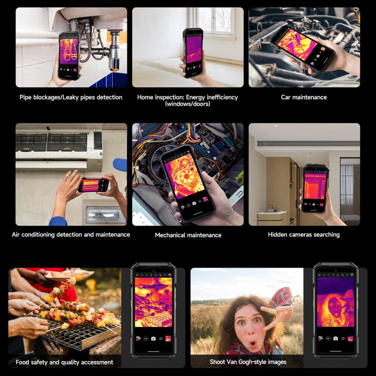 Ulefone Armor 27T+ Rugged Phone, 12GB+256GB, Thermal Imager, Night Vision, 10600mAh, 6.78 inch Android 14 MediaTek Helio G99 Octa Core, Network: 4G, NFC, OTG, Armor 27T+