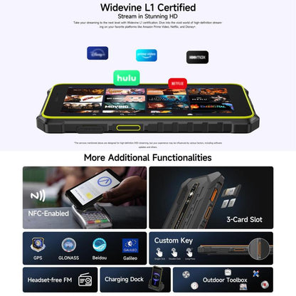 Ulefone RugKing 2 Pro, 4GB+64GB, IP68/IP69K Rugged Phone, 5.45 inch Android 16 Unisoc T7250 Octa Core, Network: 4G, NFC, OTG, RugKing 2 Pro, 4GB+64GB