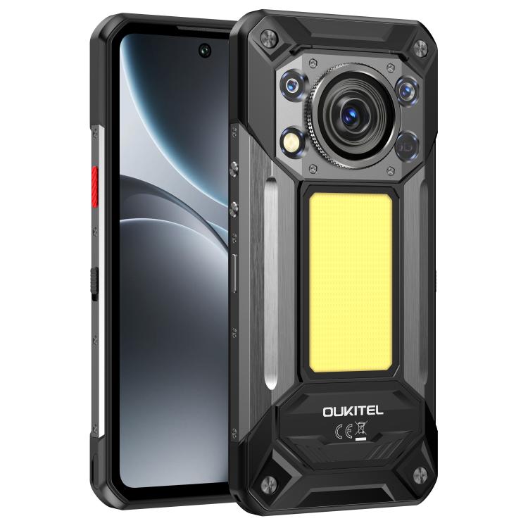Oukitel WP500 Rugged Phone, 12GB+1TB, 108MP Camera, Night Vision, Fingerprint Identification, 6.78 inch Android 16 MTK Dimensity 8300 Octa Core, NFC, OTG, Network: 5G, WP500