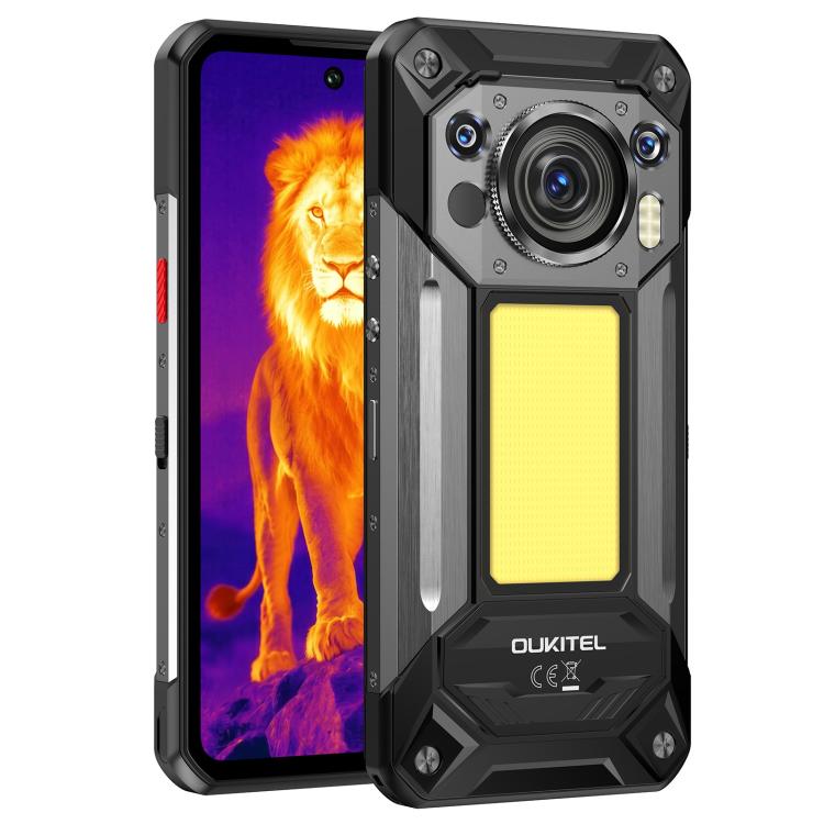 Oukitel WP500 Ultra Rugged Phone, Thermal Imaging, 12GB+1TB, 108MP Camera, Fingerprint Identification, 6.78 inch Android 16 MTK Dimensity 8300 Octa Core, NFC, OTG, Network: 5G, WP500 Ultra
