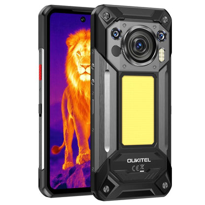 Oukitel WP500 Ultra Rugged Phone, Thermal Imaging, 12GB+1TB, 108MP Camera, Fingerprint Identification, 6.78 inch Android 16 MTK Dimensity 8300 Octa Core, NFC, OTG, Network: 5G, WP500 Ultra