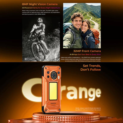Oukitel WP500 Ultra Rugged Phone, Thermal Imaging, 12GB+1TB, 108MP Camera, Fingerprint Identification, 6.78 inch Android 16 MTK Dimensity 8300 Octa Core, NFC, OTG, Network: 5G, WP500 Ultra