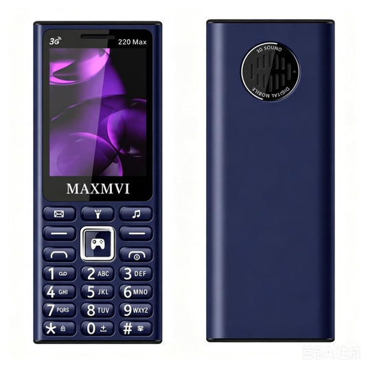 220 Max 3G Key Phone, 3600mAh Battery, 2.4 inch, SOS, 24 Keys, Dual SIM, Network: 4G, Support Whatsapp, Facebook