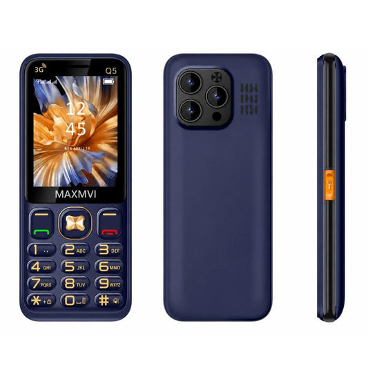 Q5 3G Key Phone, 3600mAh Battery, 2.4 inch, SOS, 21 Keys, Dual SIM, Network: 3G, Support Whatsapp, Facebook