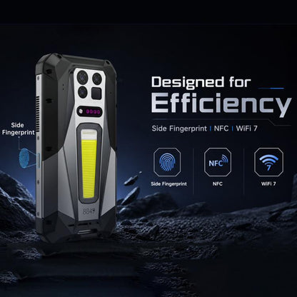 Unihertz 8849 Tank 5 Pro Thermal Imaging Projector Rugged Phone, 18GB+512GB, Side Fingerprint, Night Vision, 6.73 inch Android 16 MediaTek MT6989 Dimensity 9400e Octa Core, Network: 5G, NFC, Tank 5 Pro 16GB+512GB
