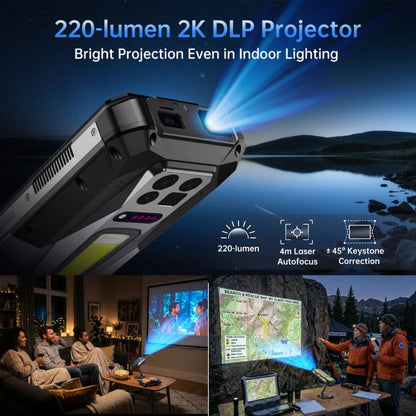 Unihertz 8849 Tank 5 Pro Thermal Imaging Projector Rugged Phone, 18GB+512GB, Side Fingerprint, Night Vision, 6.73 inch Android 16 MediaTek MT6989 Dimensity 9400e Octa Core, Network: 5G, NFC, Tank 5 Pro 16GB+512GB