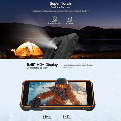 Ulefone RugKing 2 Pro, 6GB+128GB, IP68/IP69K Rugged Phone, 5.45 inch Android 16 Unisoc T7250 Octa Core, Network: 4G, NFC, OTG, RugKing 2 Pro, 6GB+128GB