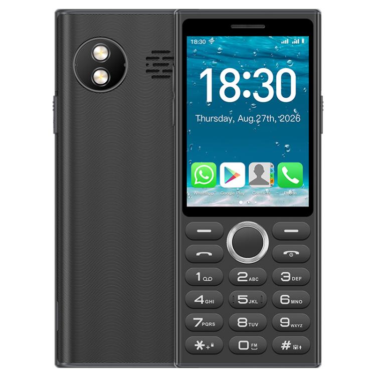 A6 Keypad Phone, 2GB+16GB, 2.83 inch Android 9 Mediatek MT6762C Octa Core, Network: 4G, Support Google Store, No Camera, No Camera