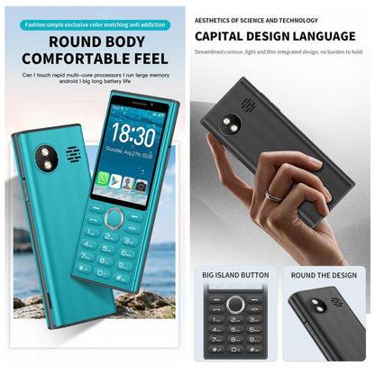 A6 Keypad Phone, 2GB+16GB, 2.83 inch Android 9 Mediatek MT6762C Octa Core, Network: 4G, Support Google Store, No Camera, No Camera