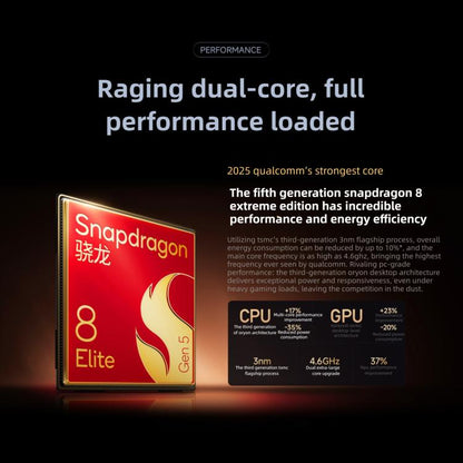 Xiaomi Redmi K90 Pro Max, 16 Go+512 Go, 6,9 pouces Xiaomi HyperOS 3 Snapdragon 8 Elite Gen 5 Octa Core, NFC, Réseau : 5G, 16 Go+512 Go
