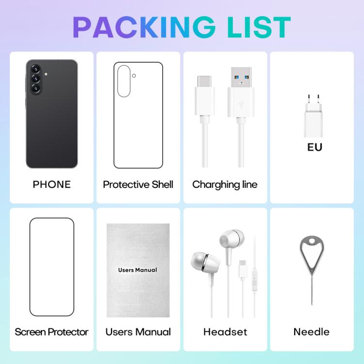 A56 / F56, 3GB+32GB, 6.75 inch Android 8.1 MTK6753 Octa Core, Network: 4G, Dual SIM, EU Plug, EU Plug