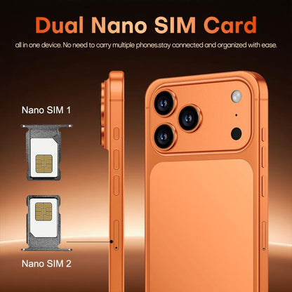 i17 Pro Max / A19, 4GB+64GB, 6.85 inch Android 8.1 MTK6762 Octa Core, Network: 4G, Dual SIM, AU Plug, AU Plug