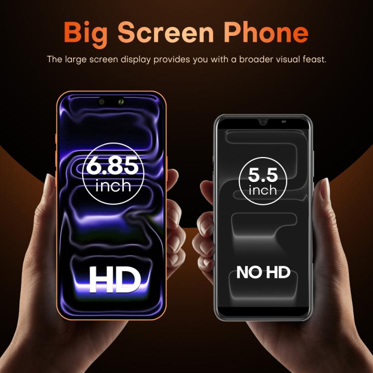 i17 Pro Max / A19, 4GB+64GB, 6.85 inch Android 8.1 MTK6762 Octa Core, Network: 4G, Dual SIM, AU Plug, AU Plug