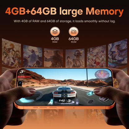 i17 Pro Max / A19, 4GB+64GB, 6.85 inch Android 8.1 MTK6762 Octa Core, Network: 4G, Dual SIM, UK Plug, UK Plug