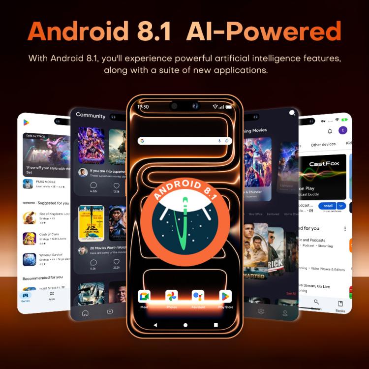 i17 Pro Max / A19, 4GB+64GB, 6.85 inch Android 8.1 MTK6762 Octa Core, Network: 4G, Dual SIM, UK Plug, UK Plug