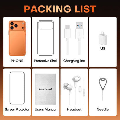 i17 Pro Max / A19, 4GB+64GB, 6.85 inch Android 8.1 MTK6762 Octa Core, Network: 4G, Dual SIM, US Plug, US Plug