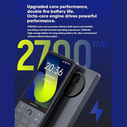 DUOQIN F25 Elder Keypad Smart Phone, 6GB+128GB, 3.54 inch Android 14 MTK8786 Octa-Core, Network: 4G