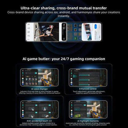 Honor WIN RT, 16GB+256GB, 3D Ultrasonic Fingerprint, 10000mAh Battery, 6.83 inch MagicOS 10.0 / Android 16 Snapdragon 8 Elite Octa Core, Network: 5G, NFC, OTG, 16GB+256GB