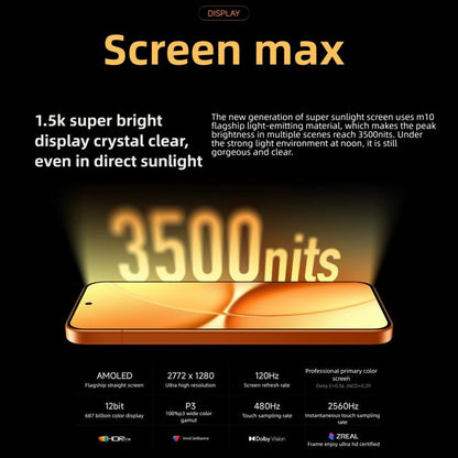 Xiaomi REDMI Turbo 5 Max, 12 Go+512 Go, 6,83 pouces Xiaomi HyperOS 3 Dimensity 9500s Octa Core, NFC, Réseau : 5G, 12 Go+512 Go