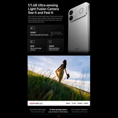 Xiaomi Redmi K90 Ultra, 12GB+512GB, 6.83 inch Xiaomi HyperOS 3 Snapdragon 8 Elite Octa Core, NFC, Network: 5G, 12GB+512GB