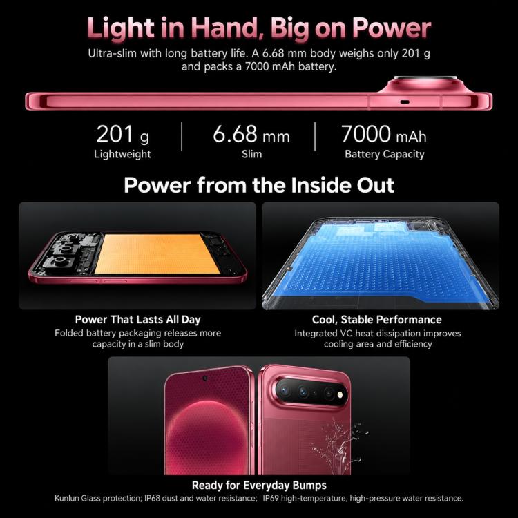 HUAWEI Pura X View, 12GB+512GB, Side Fingerprint Identification, 6.39 inch HarmonyOS 7.0 Kirin 9030S Octa Core, NFC, OTG, Not Support Google Play, 12GB+512GB