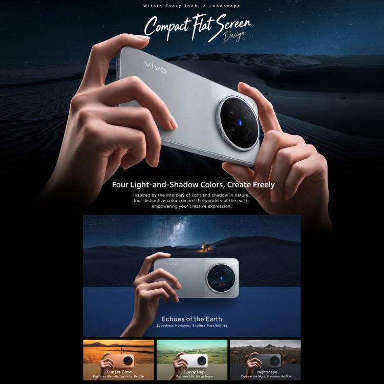 vivo X500 Pro, 12GB+1TB, 3D Ultrasonic Fingerprint, 6.36 inch OriginOS 7 Android 17 Dimensity 9600 Pro Octa Core, OTG, NFC, Network: 5G, 12GB+1TB