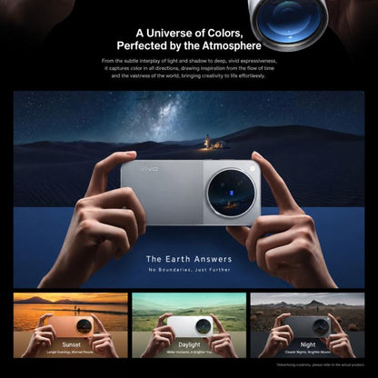 vivo X500 Pro Max, 12GB+512GB, 3D Ultrasonic Fingerprint,  6.85 inch OriginOS 7 Android 17 Dimensity 9600 Pro Octa Core, OTG, NFC, Network: 5G, 12GB+512GB
