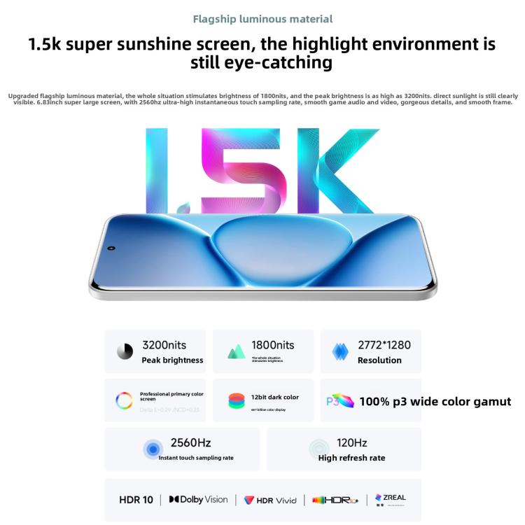 Xiaomi Redmi Note 15 Pro+ 5G Satellite, 16GB+512GB, 6.83 inch Xiaomi HyperOS 2 Snapdragon 7s Gen 4 Octa Core, Network: 5G, NFC