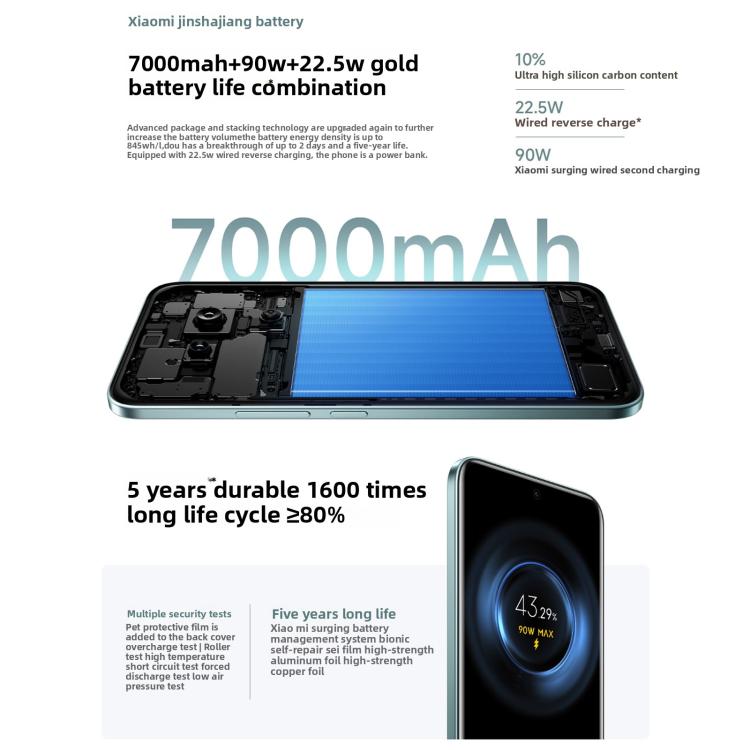 Xiaomi Redmi Note 15 Pro+ 5G Satellite, 16GB+512GB, 6.83 inch Xiaomi HyperOS 2 Snapdragon 7s Gen 4 Octa Core, Network: 5G, NFC