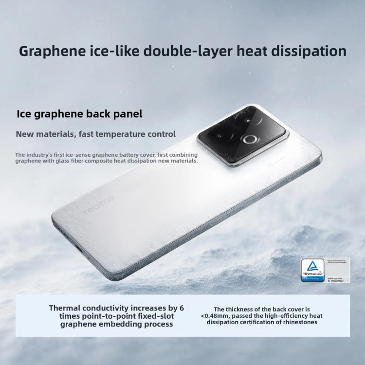 Realme GT7, 16Go+512Go, Android 15 / Realme UI 6.0 6,8 pouces MediaTek Dimensity 9400+ Octa Core, NFC, Réseau : 5G, Compatible Google Play, 16Go+512Go