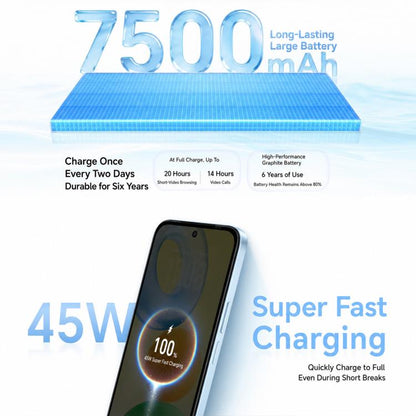 Honor Play11T, 6GB+128GB, Side Fingerprint, 6.61 inch MagicOS 10.0 Android 16 Snapdragon 4 Gen 4 Octa Core, Network: 5G, OTG, 6GB+128GB